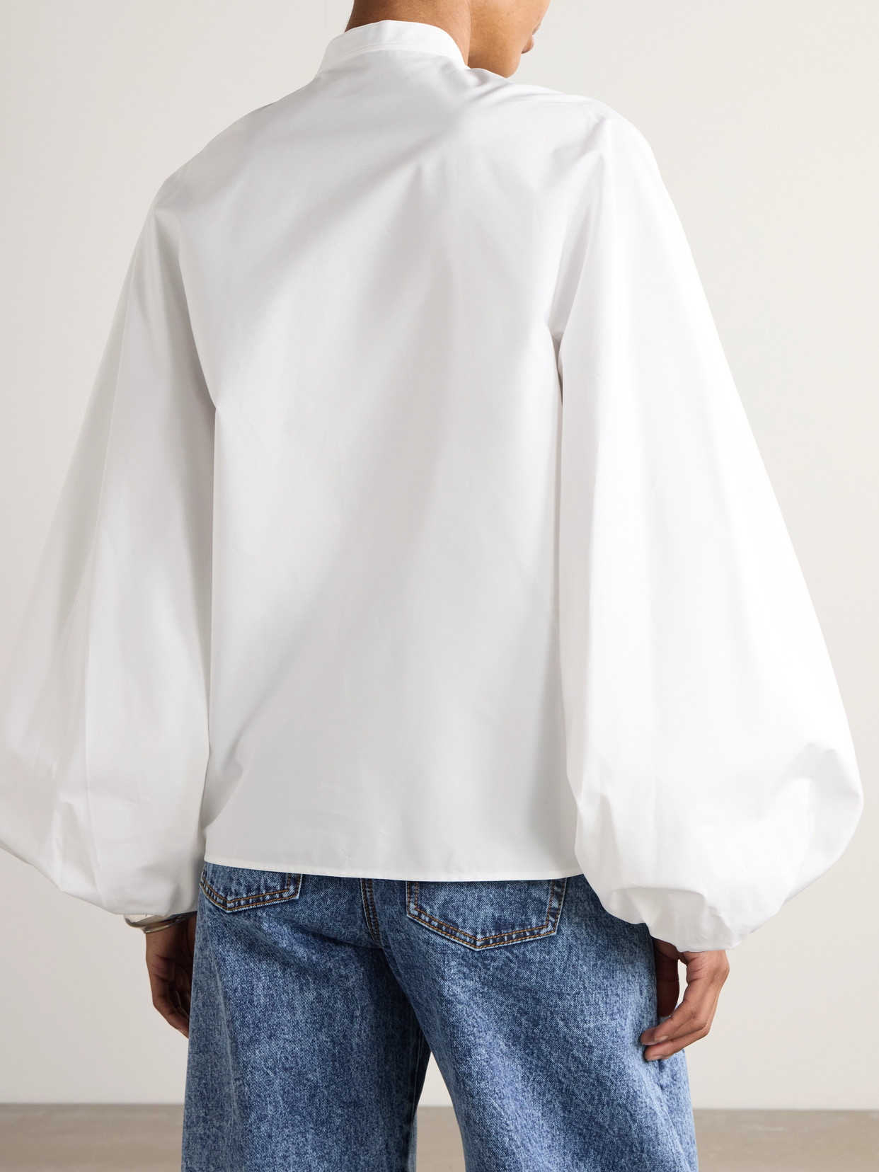 Alaïa - Cotton-Poplin Blouse