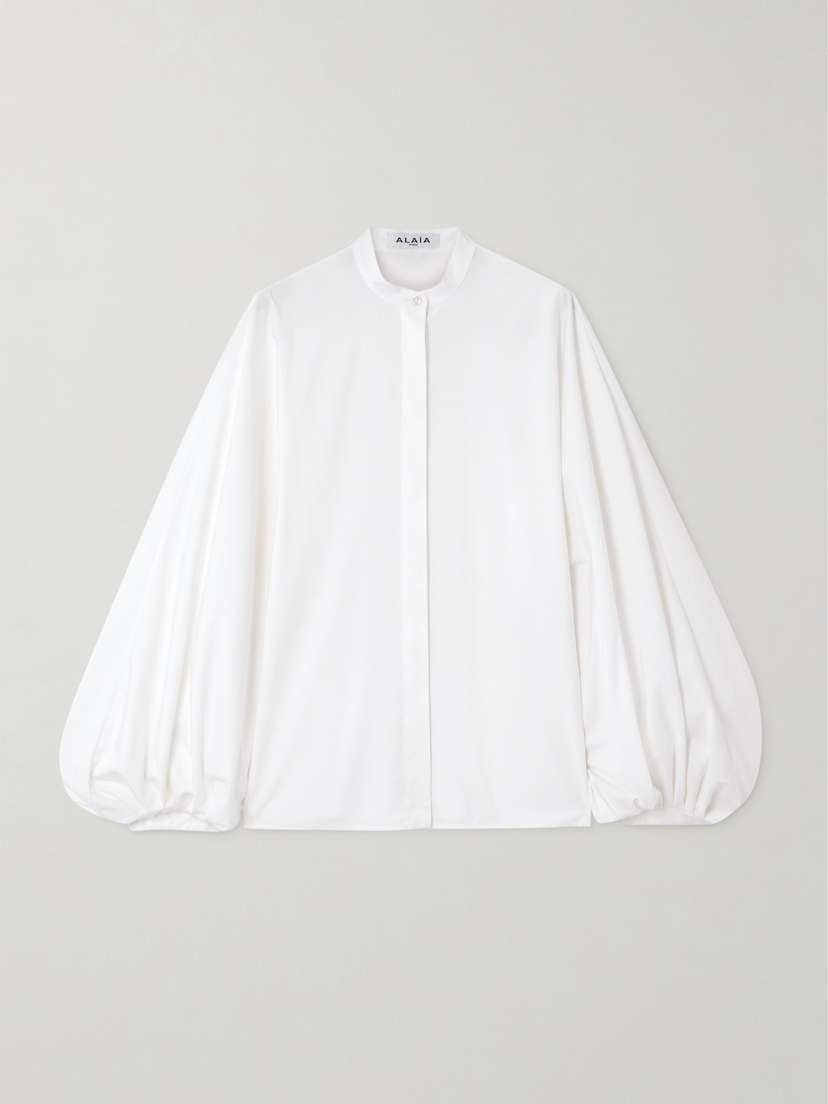 Alaïa Cotton-poplin Blouse