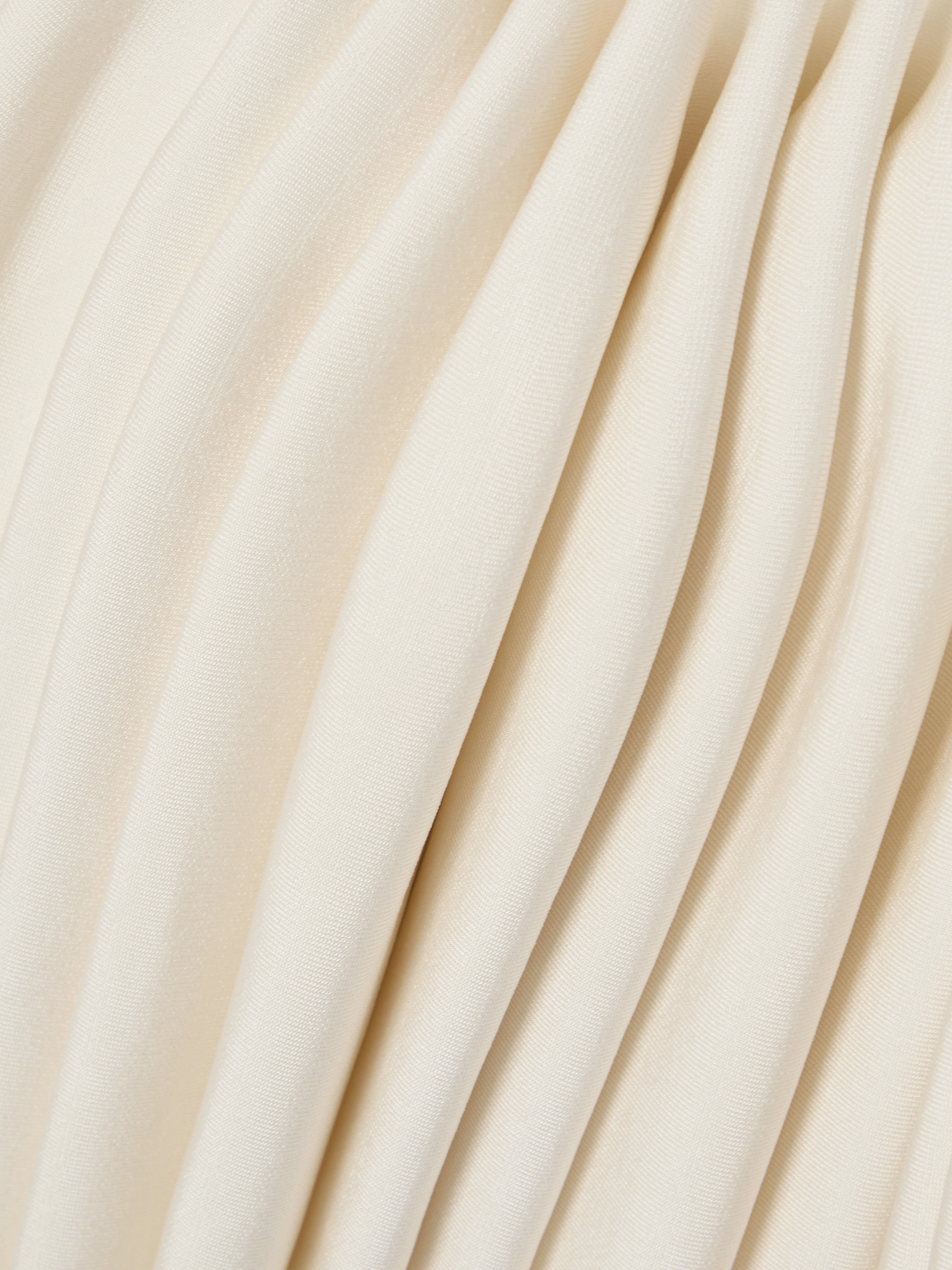 Alaïa Pleated jersey and stretch-knit mini dress