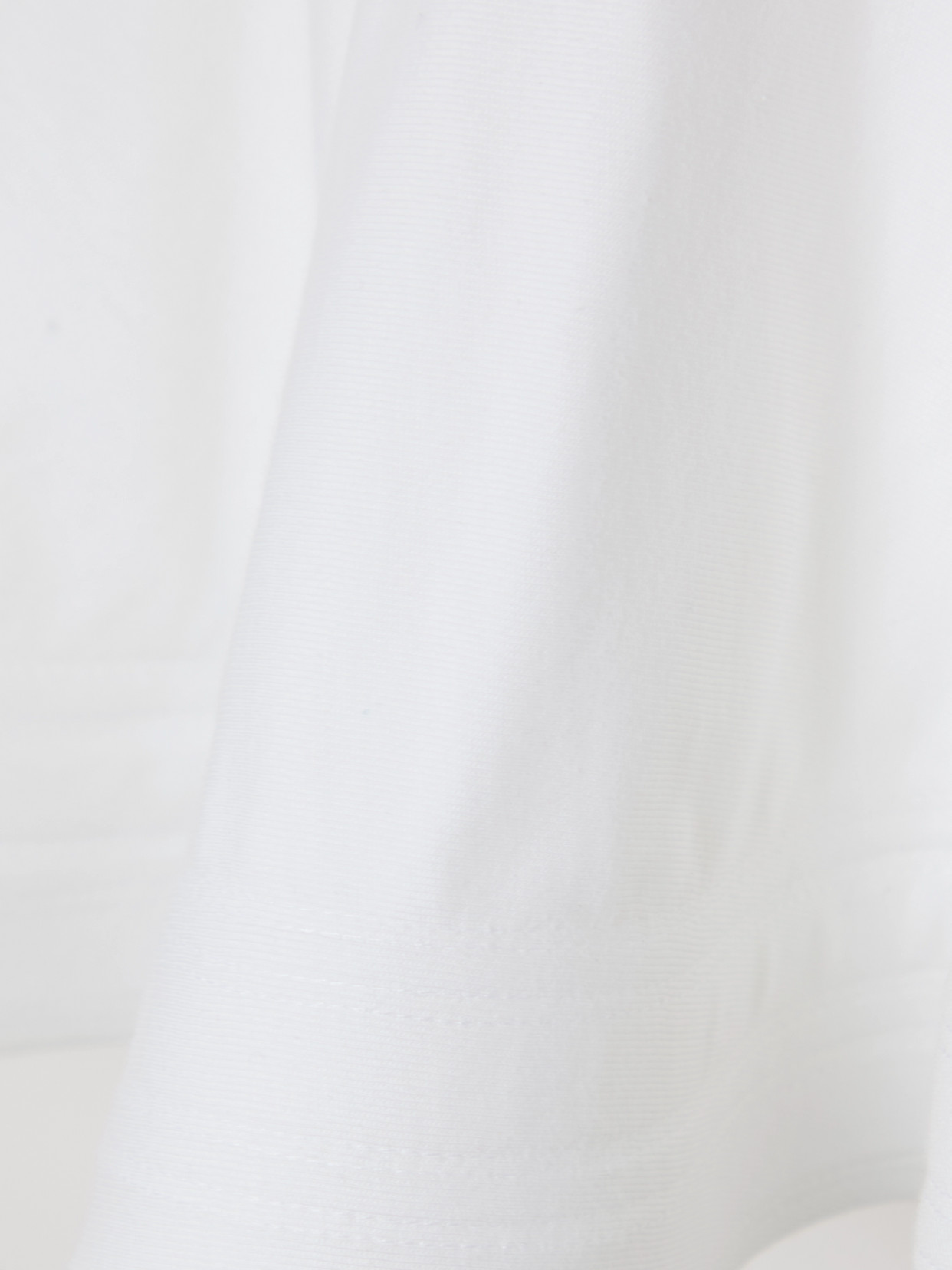 Alaïa Peplum T-shirt With Draped Hem Detail In White