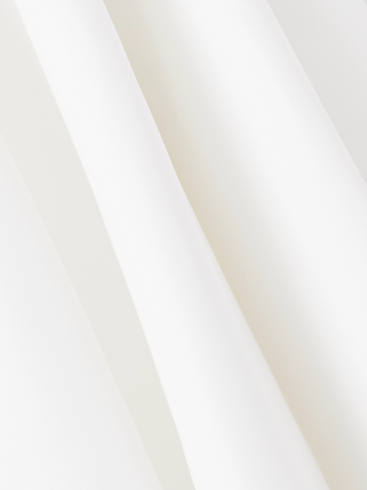 Alaïa Asymmetric Cotton-poplin Mini Dress In White