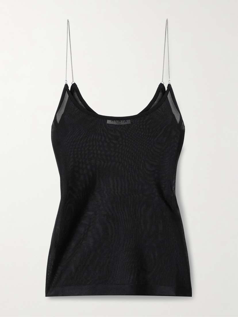 Alaïa Embellished Knitted Camisole