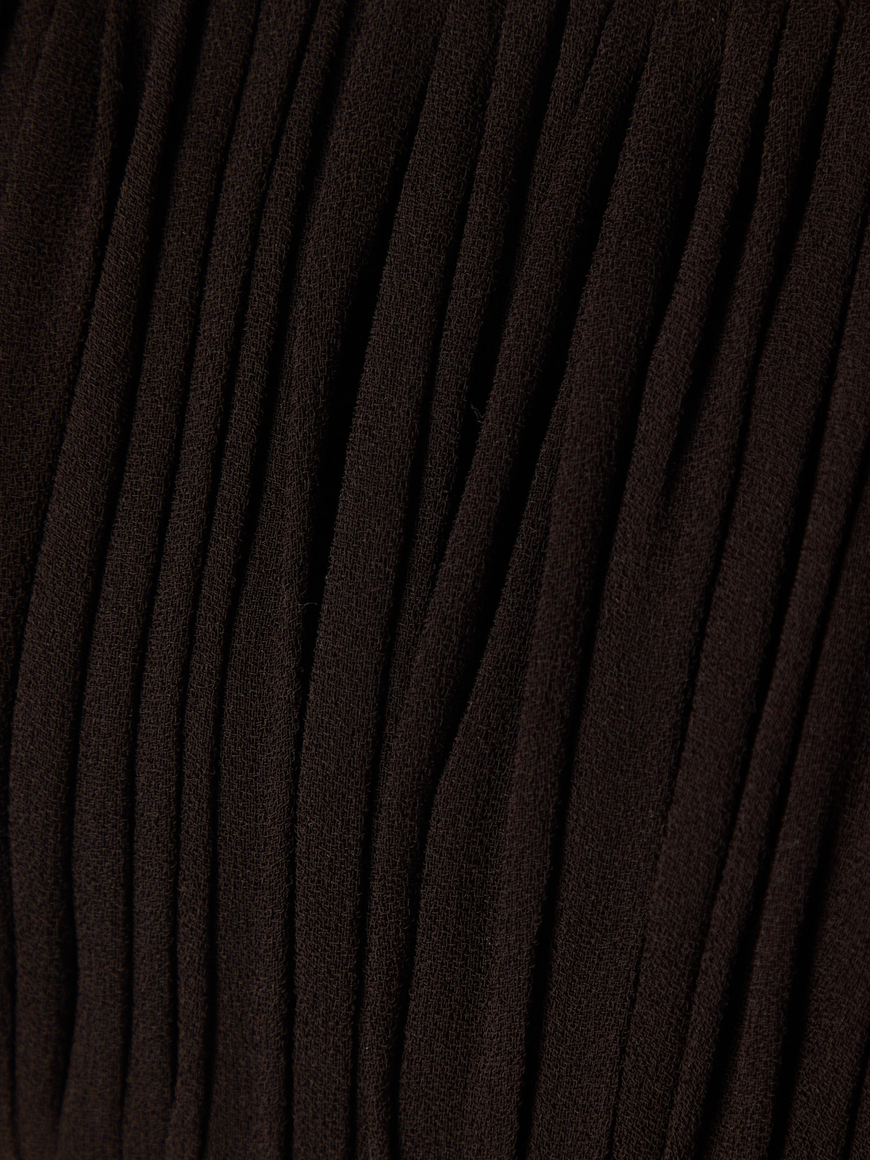 ALAÏA PLEATED CREPE BANDEAU BRA