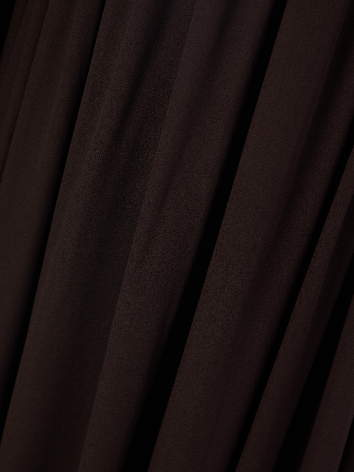 Alaïa Pleated Crepe Tapered Pants In Brown