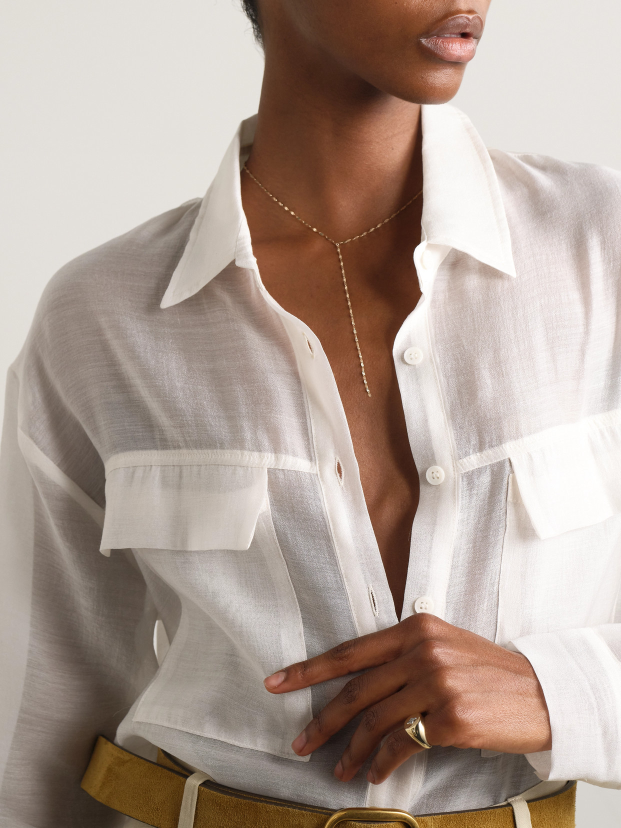 Pascale Monvoisin Comporta N°2 9- And 14-karat Gold Necklace In Gold