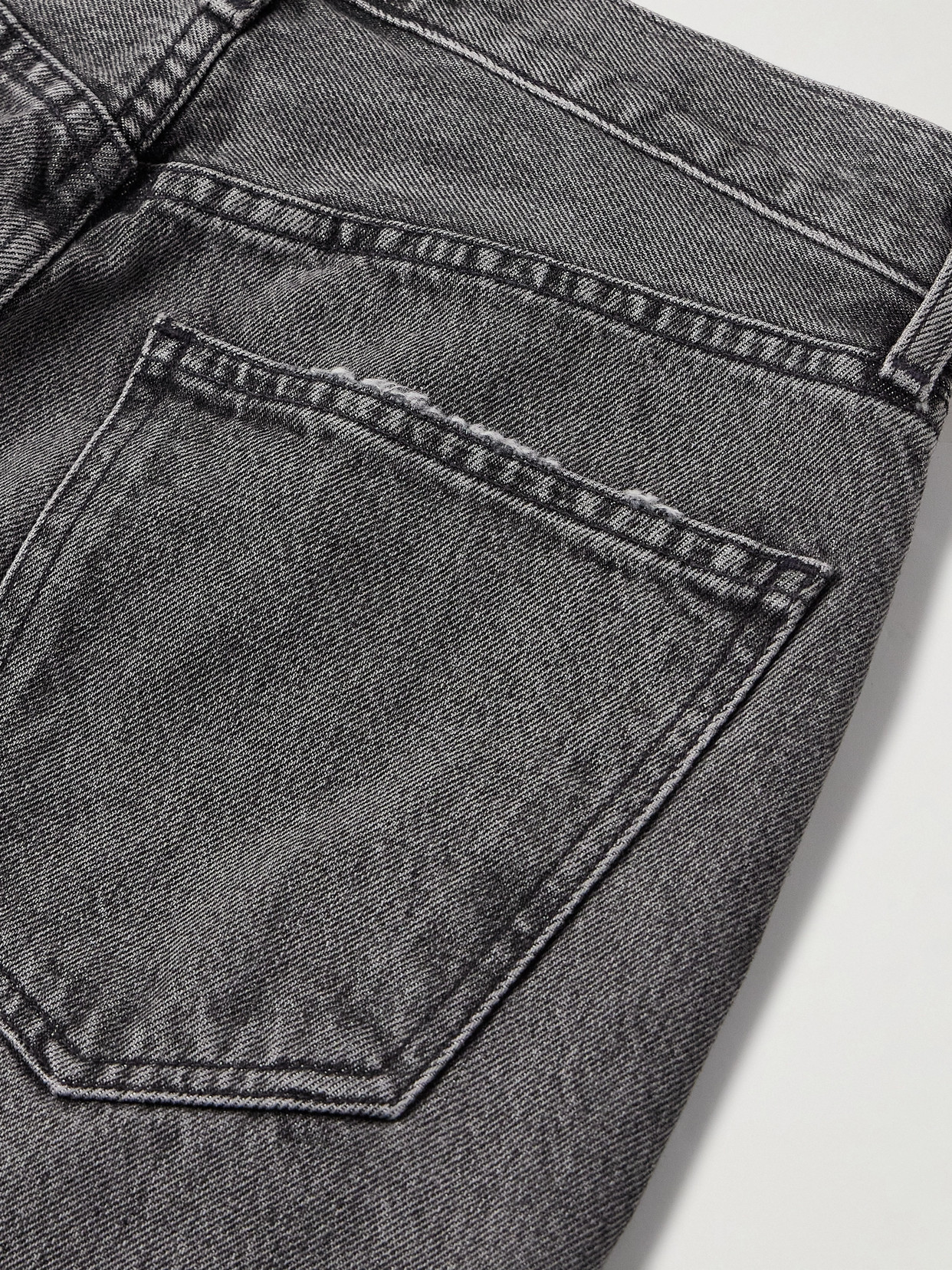 Agolde '90s Pinch Waist Cropped High-rise Straight-leg Jeans In Black