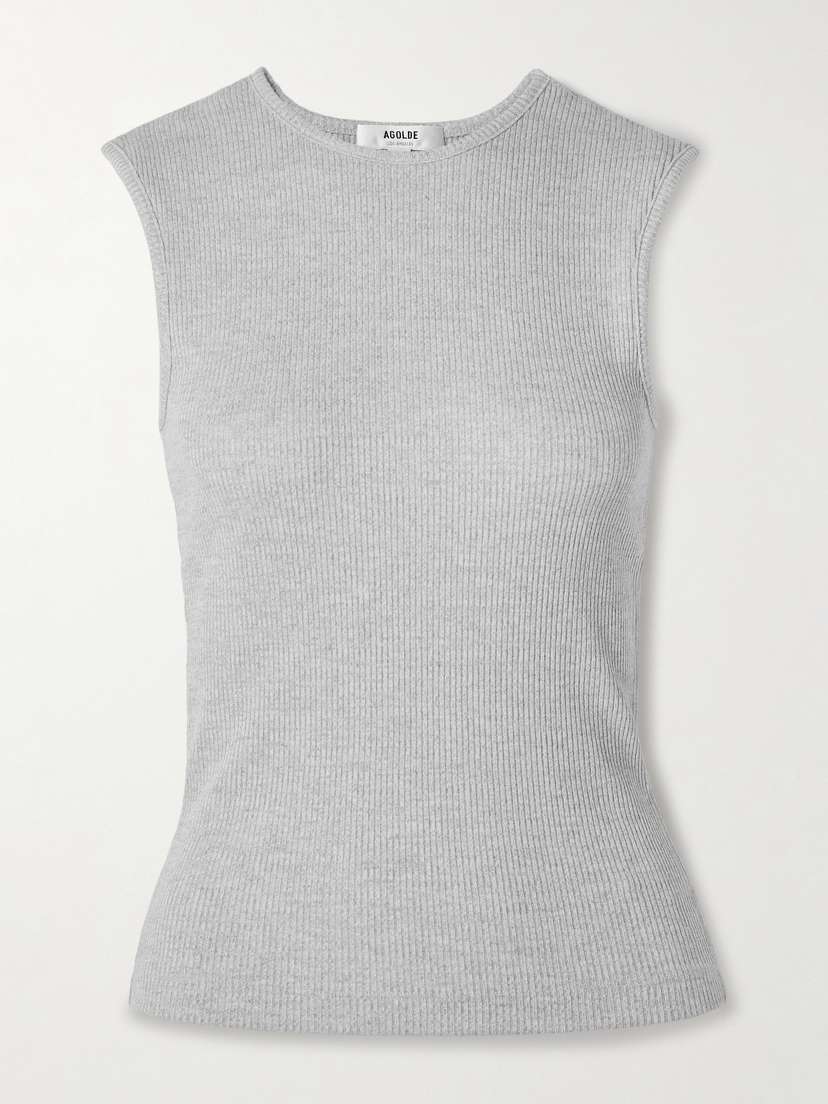 AGOLDE Binx Ribbed Jersey Tank
