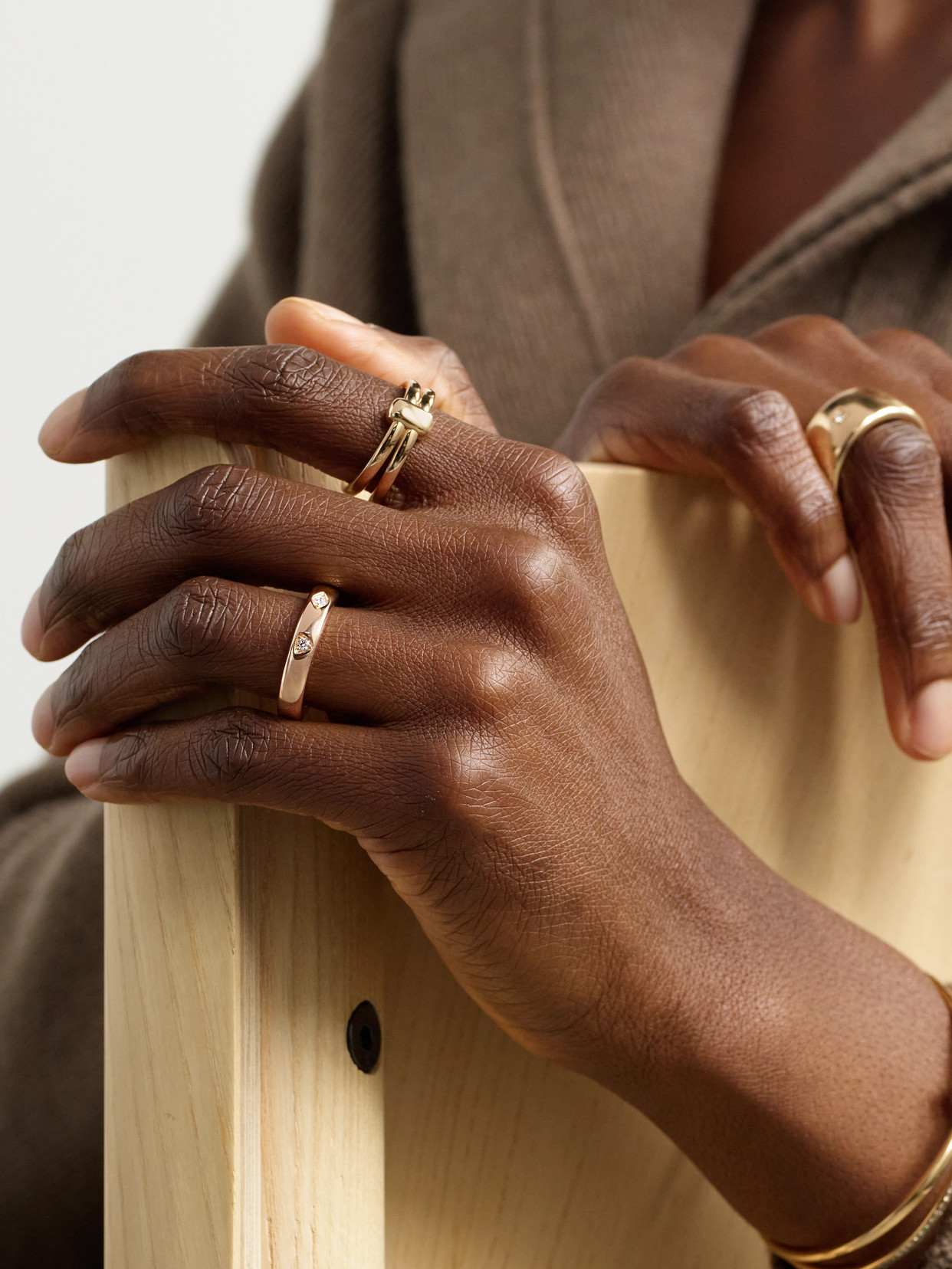 Pomellato Iconica Extra Slim 18-karat Rose Gold Diamond Ring In Rose Gold