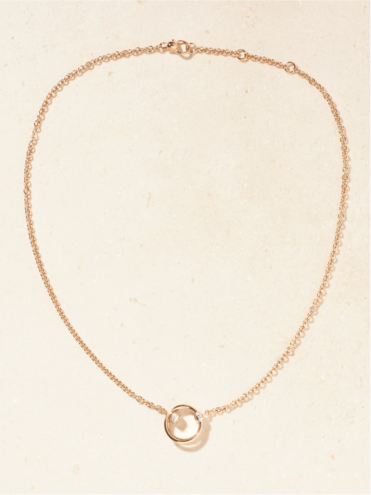 Pomellato Together 18-karat Rose Gold, Rhodium-plated And Diamond Necklace In Gold