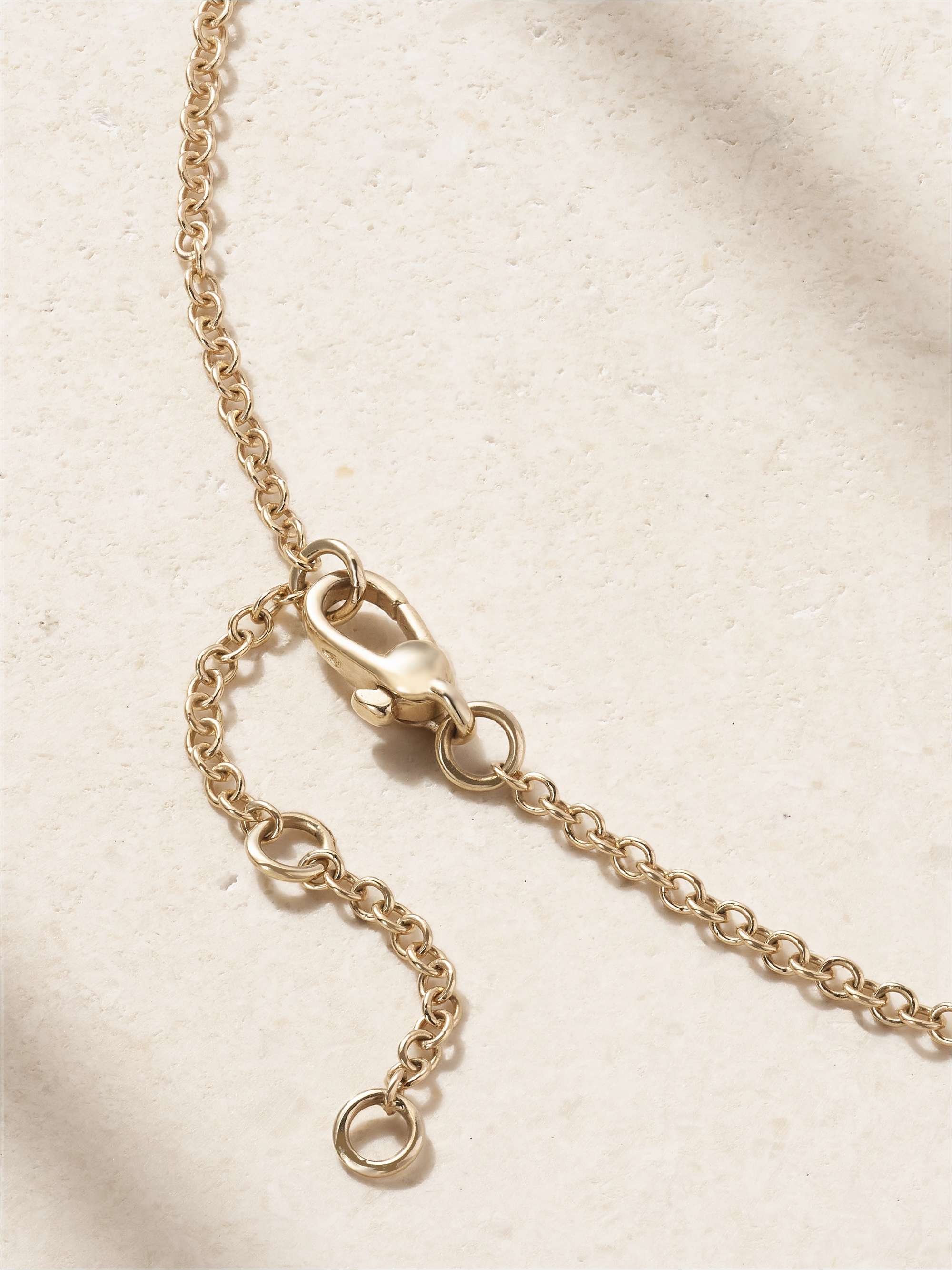 POMELLATO Nudo 18-karat rose and white gold diamond necklace