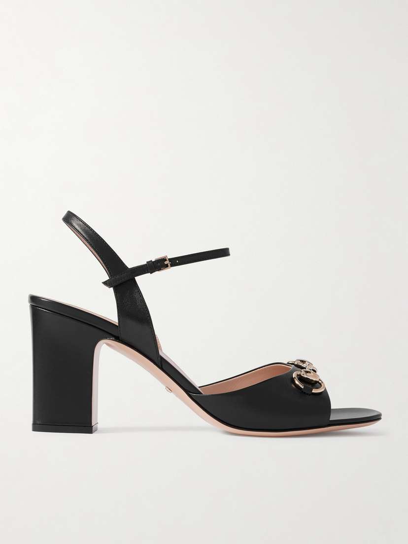 Gucci Lady Horsebit-detailed Leather Sandals
