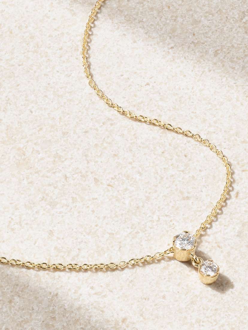Sophie Bille Brahe Venus 18-karat Recycled Gold Diamond Necklace
