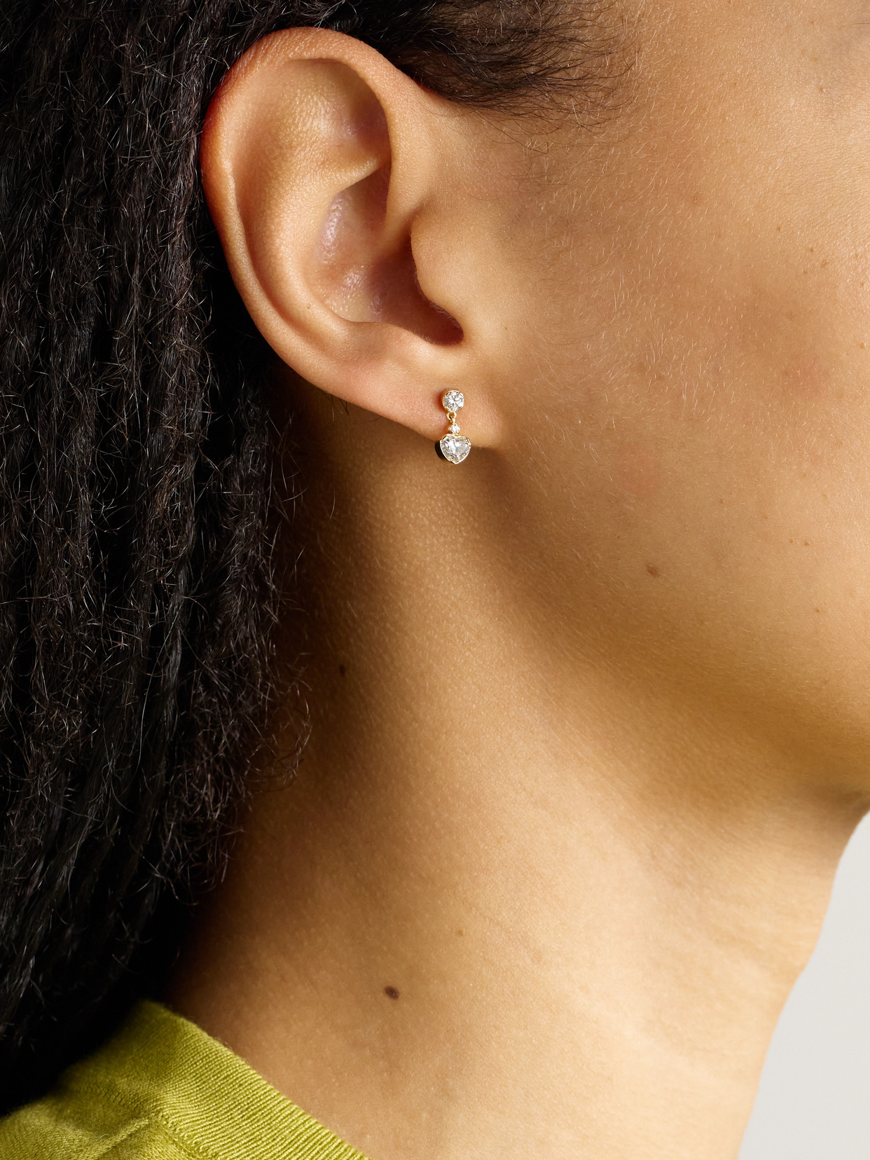 Shop Sophie Bille Brahe 18-karat Recycled Gold Diamond Earrings