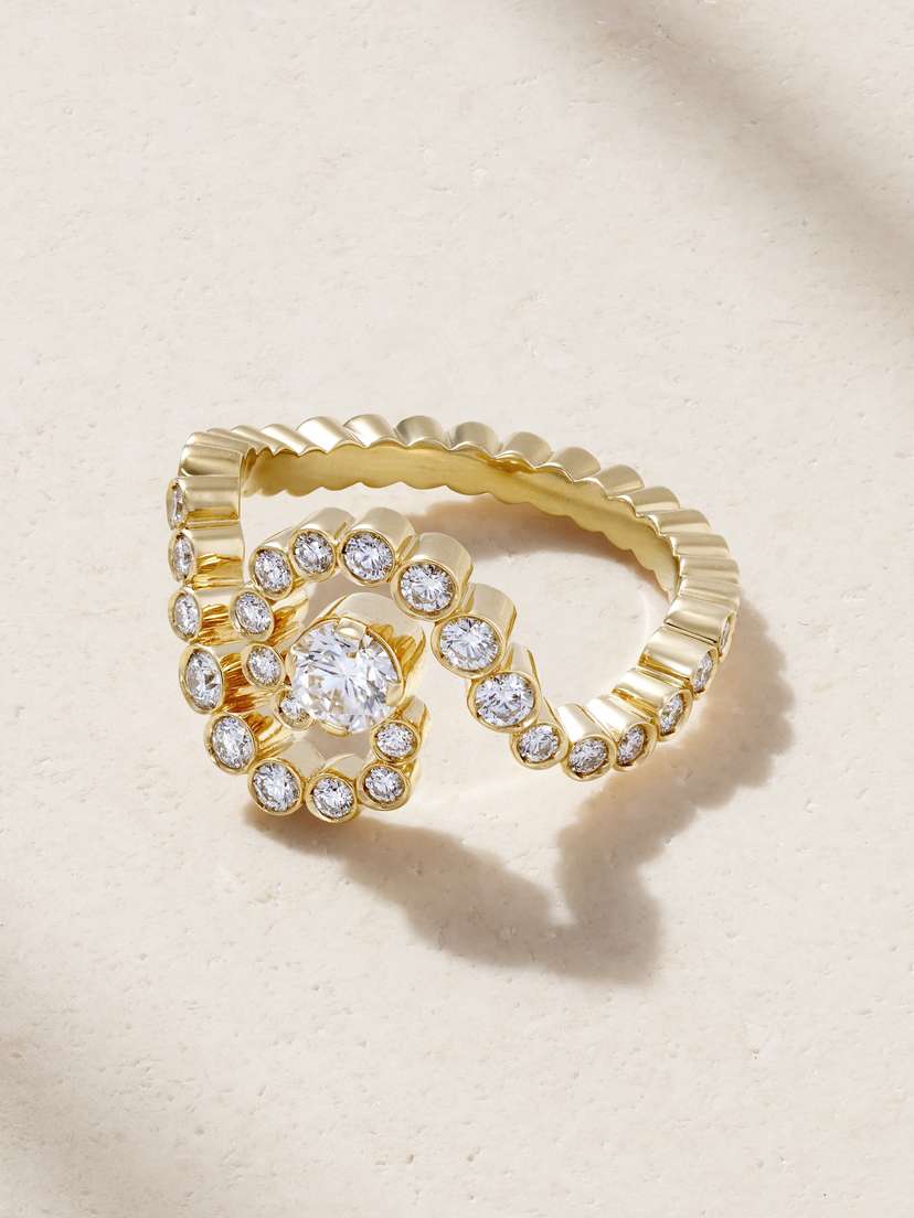 Sophie Bille Brahe Ocean De Ciel 18-karat Recycled Gold Diamond Ring