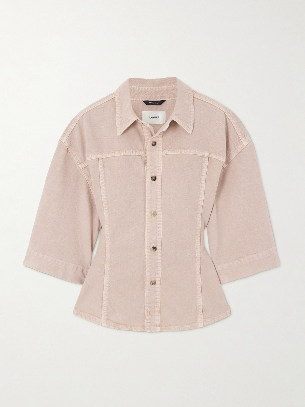 Haikure Lilas Denim Shirt In Pink