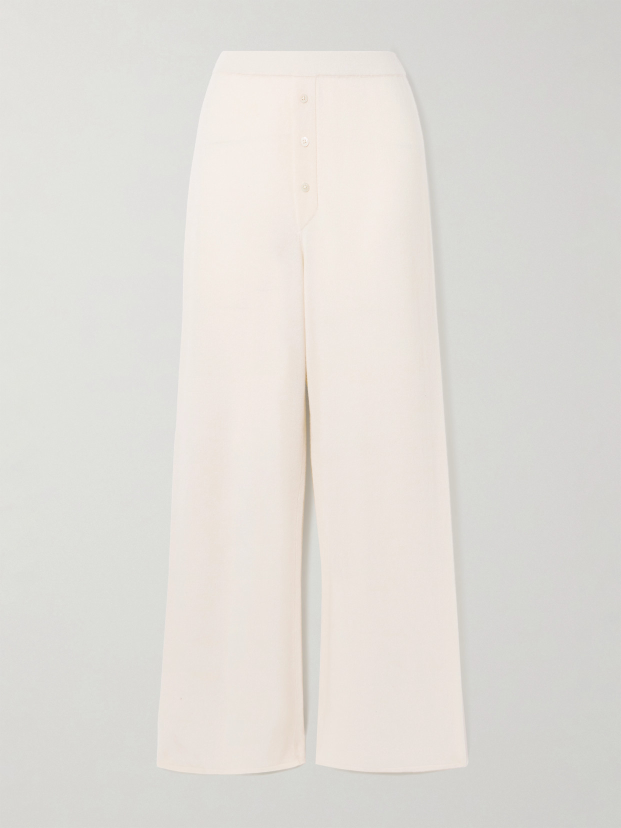 Guest In Residence Everywhere Cashmere Track Pants In Cream