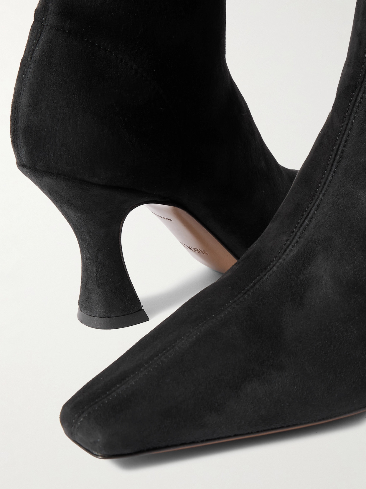 Neous Woman Ankle Boots Black Size 8 Textile Fibers In Black