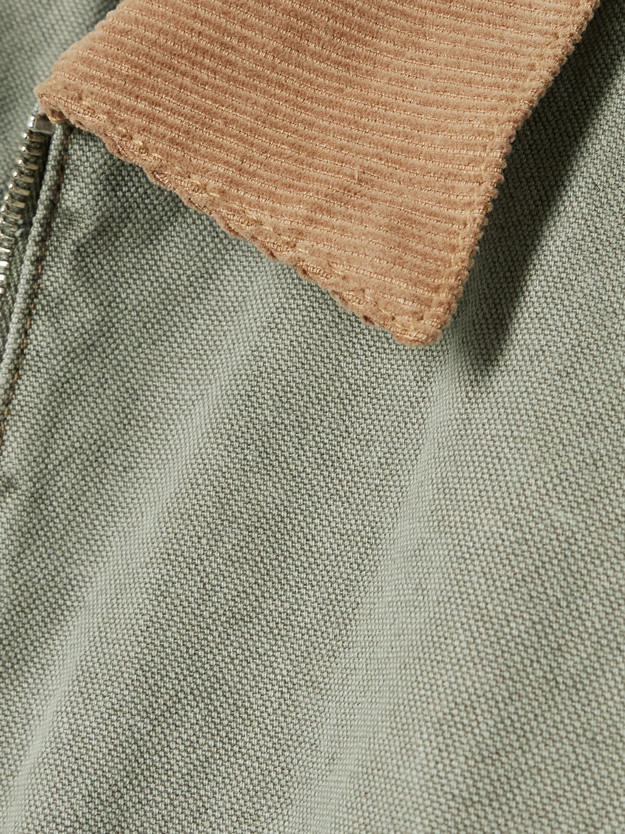 SLVRLAKE CAMDEN GARAGE CORDUROY-TRIMMED COTTON-CANVAS JACKET