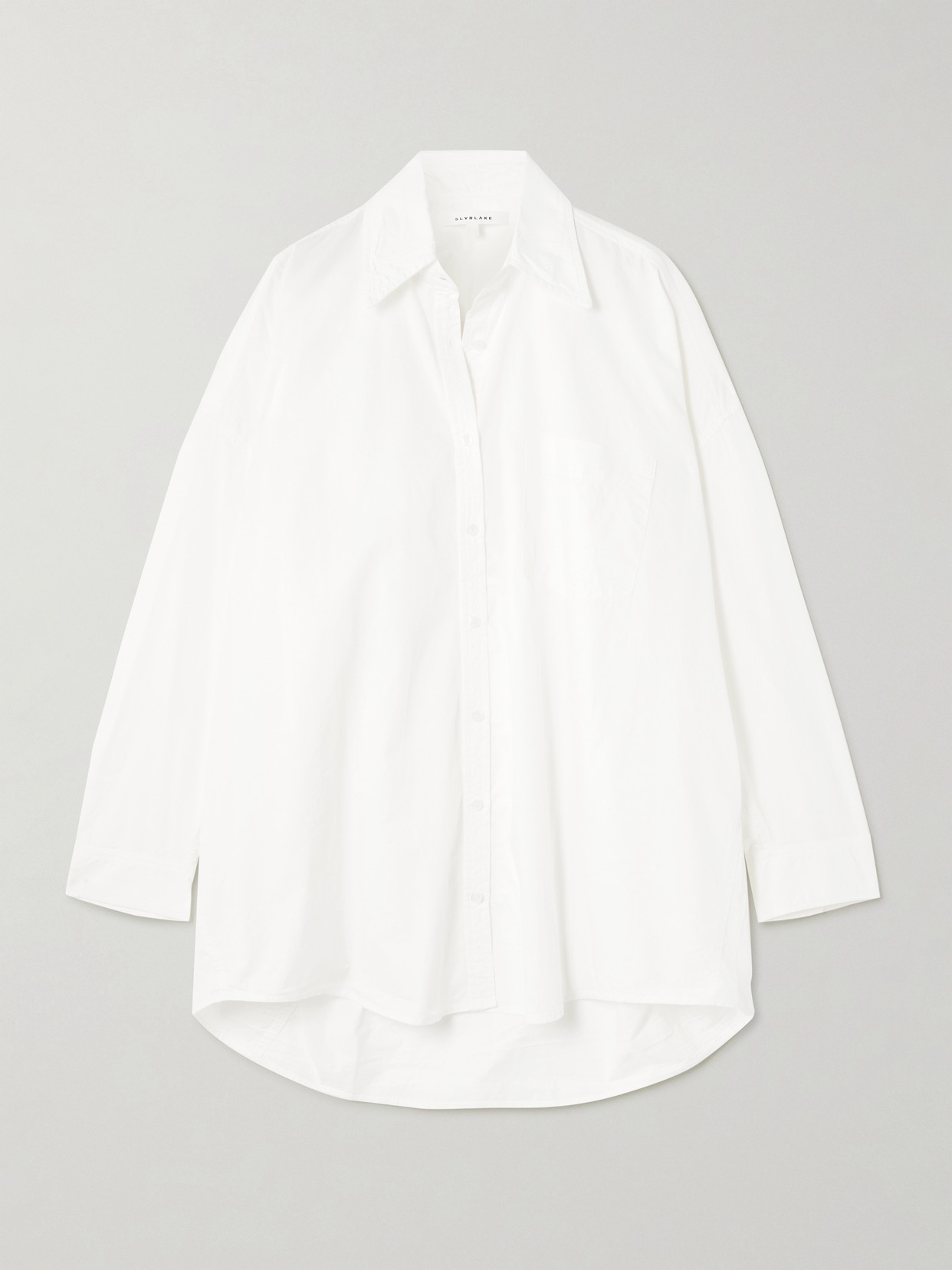 Slvrlake Cocoon Cotton-poplin Shirt