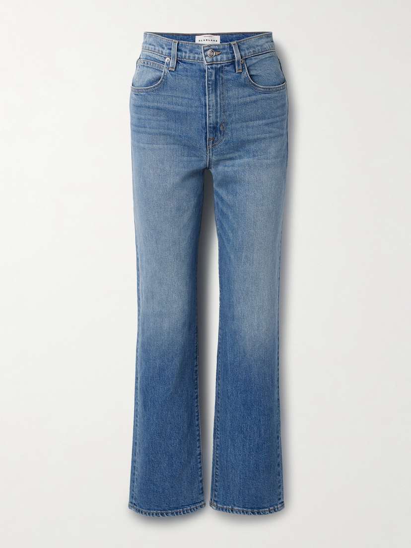 SLVRLAKE London High-rise Straight-leg Organic Jeans
