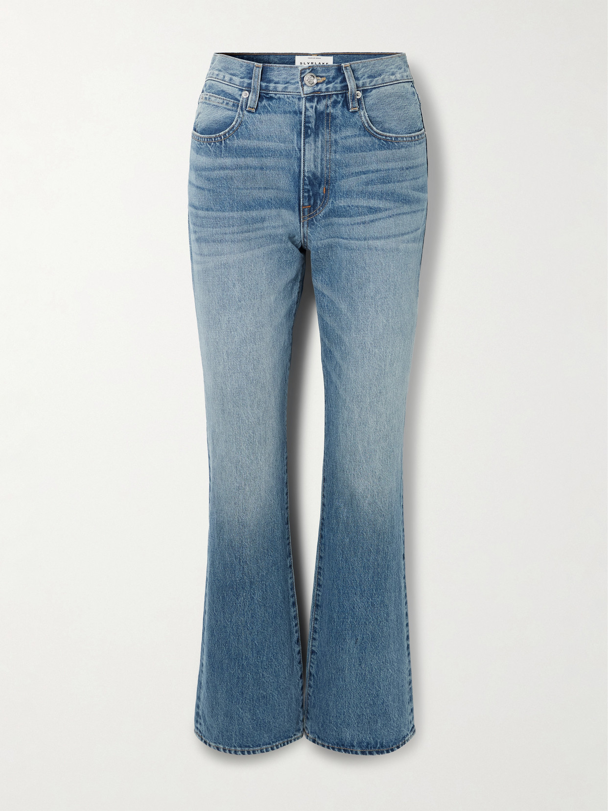 Slvrlake Anita High-rise Bootcut Jeans In Blue
