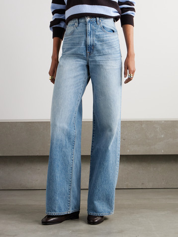 SLVRLAKE Eva high-rise wide-leg jeans