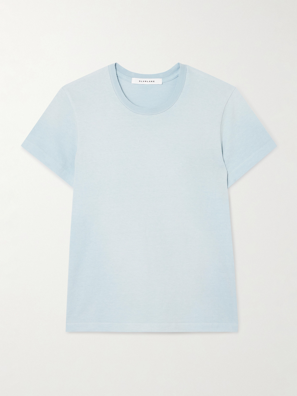 Slvrlake Boy Cotton-jersey T-shirt In Blue