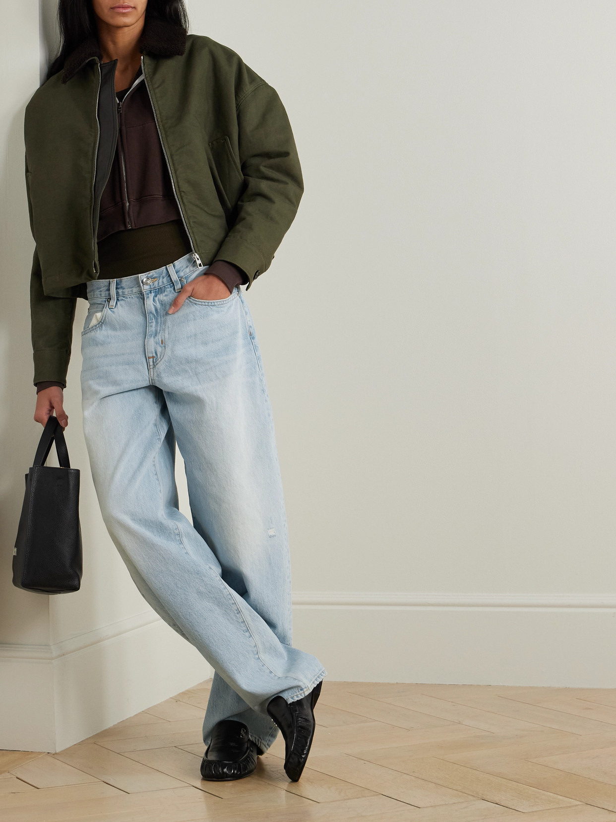 Slvrlake Ella Mid-rise Barrel-leg Jeans In Blue