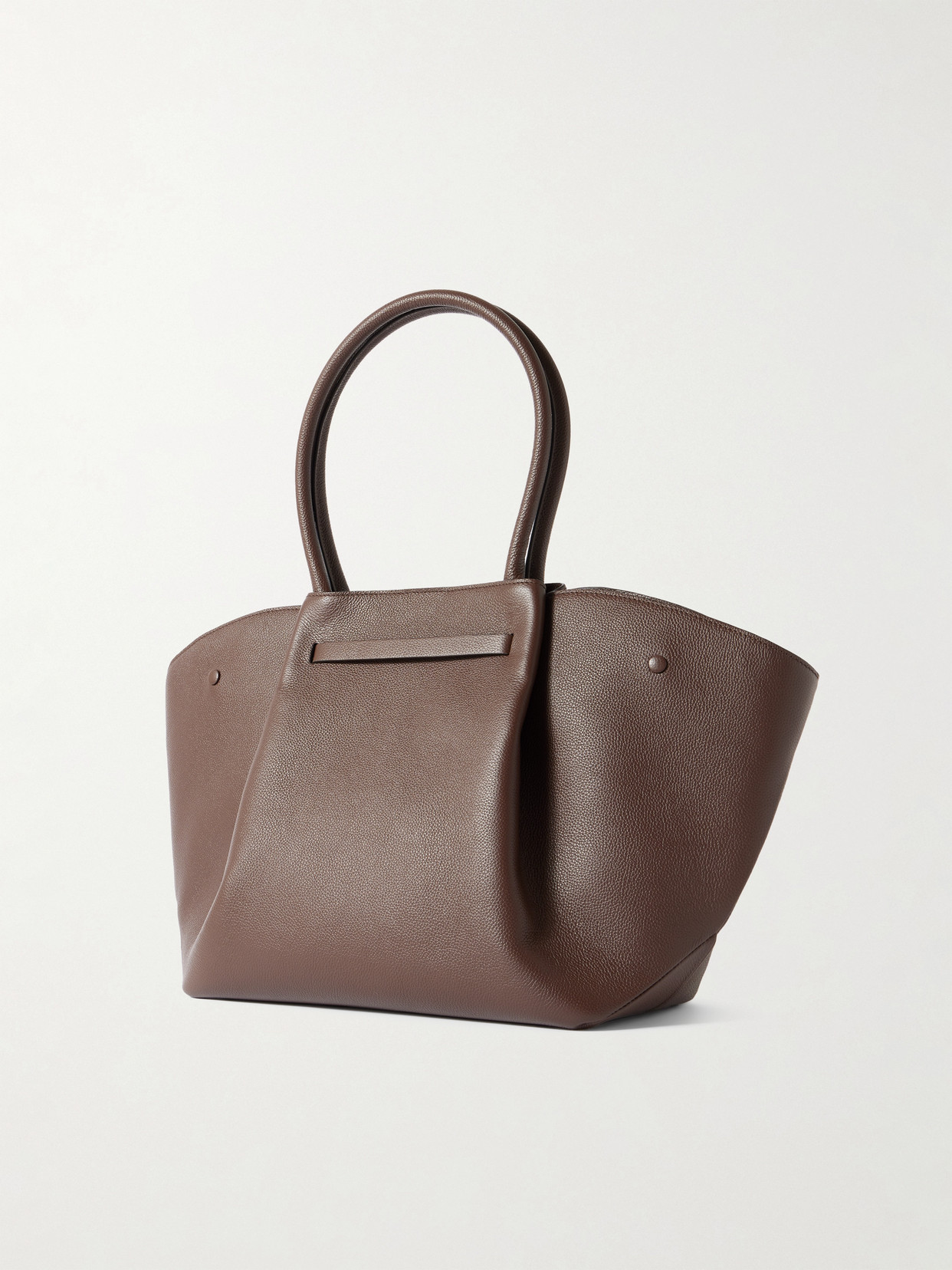 Demellier The New York Small Textured-leather Tote