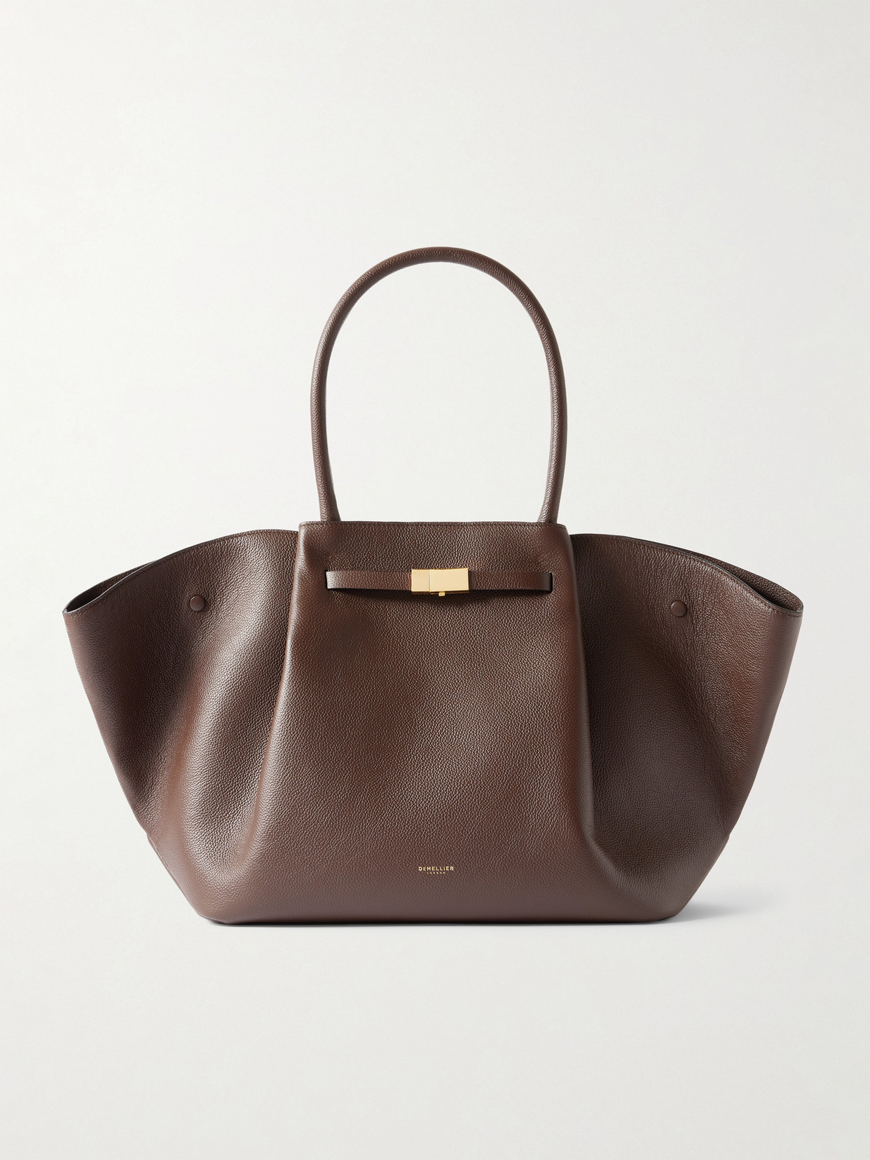 Demellier The New York Small Textured-leather Tote