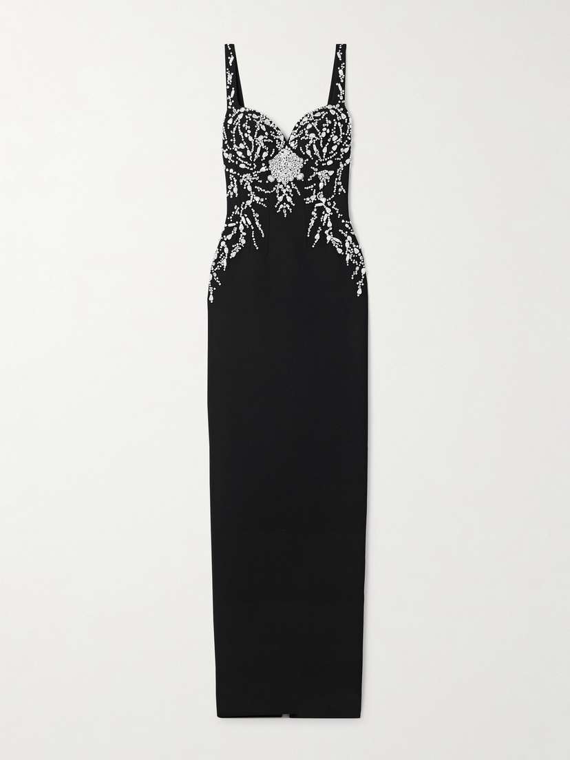 Zuhair Murad Embellished Crepe Gown