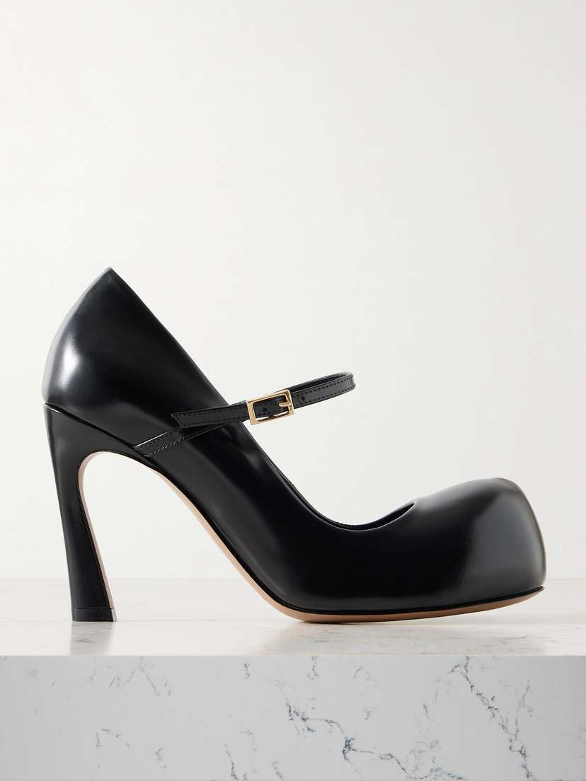 Marni New Wave Leather Mary Jane Pumps