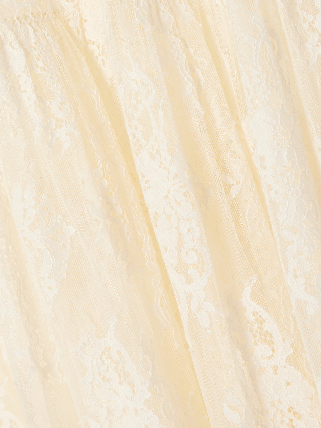 Shop Doen Sebastiane Tiered Lace Midi Skirt