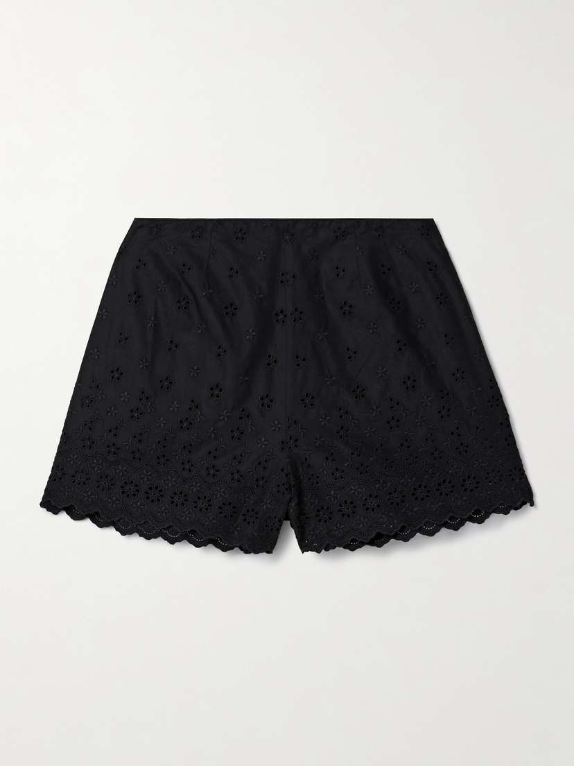 DÔEN Arbre Broderie Anglaise Cotton Shorts