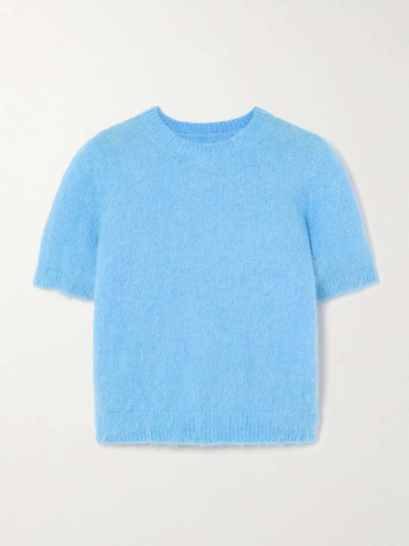 DÔEN Hearst Cropped Alpaca-blend Sweater