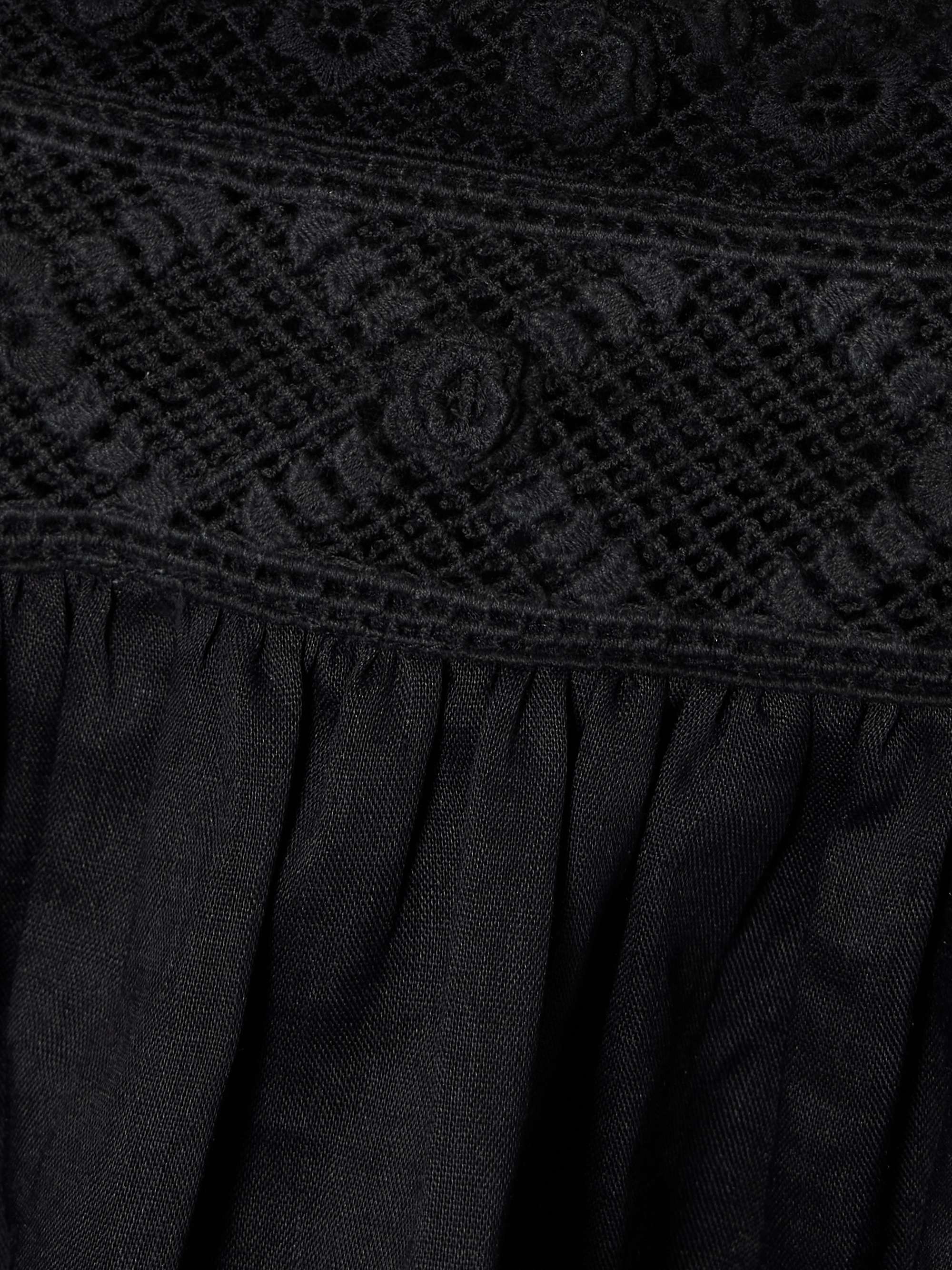 DÔEN Aphra crochet-trimmed ramie top