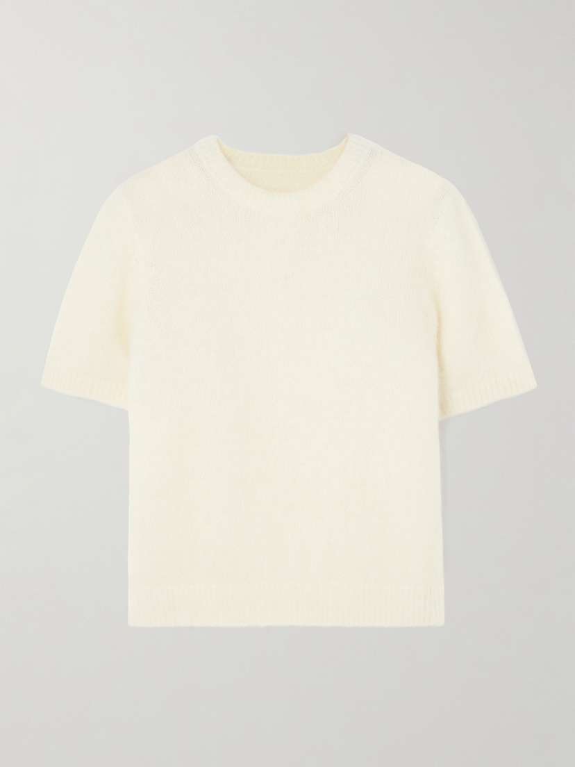 DÔEN Hearst Cropped Alpaca-blend Sweater