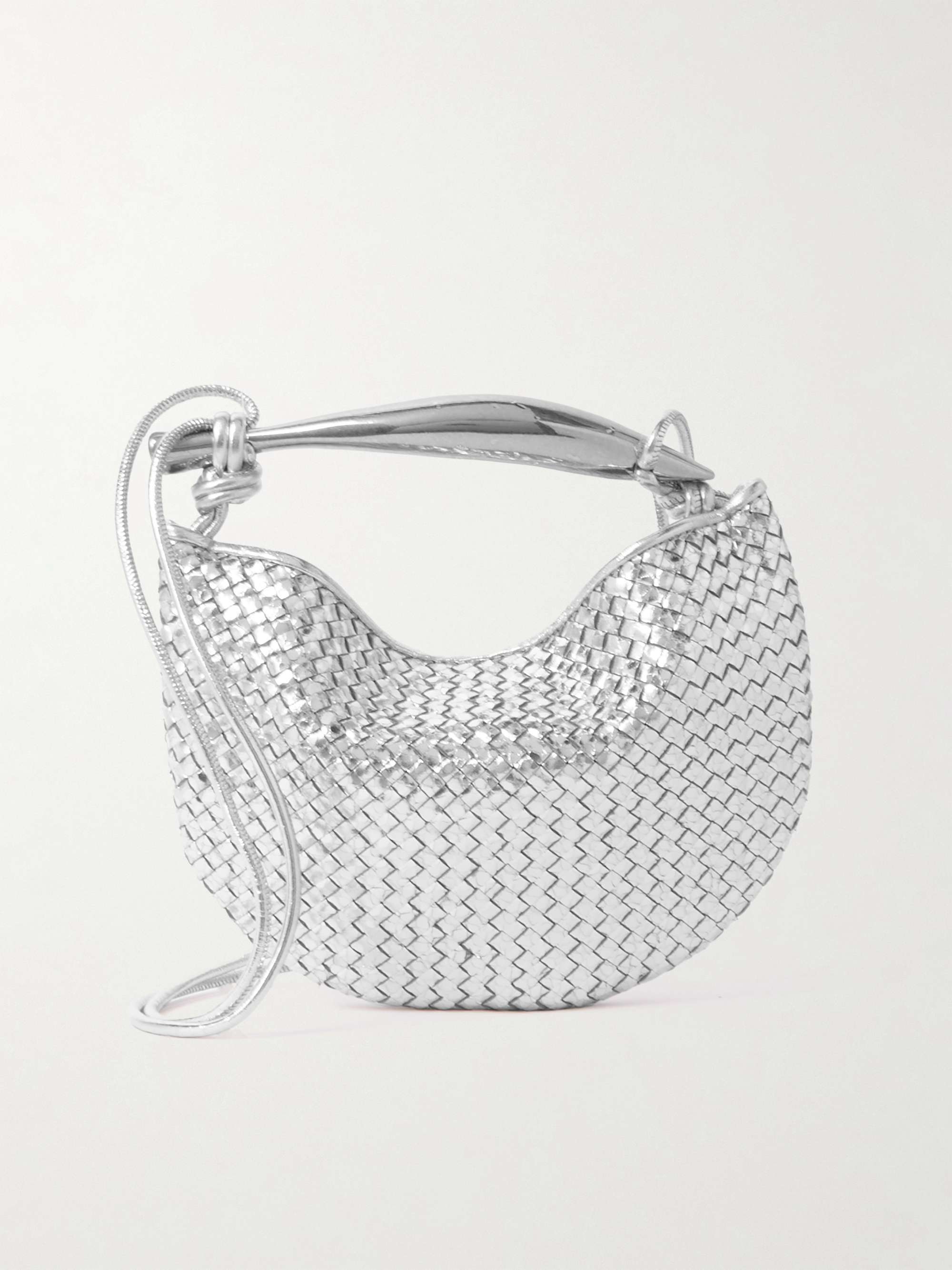 JIMMY CHOO Azila 45 メタリックレザー サンダル | NET-A-PORTER