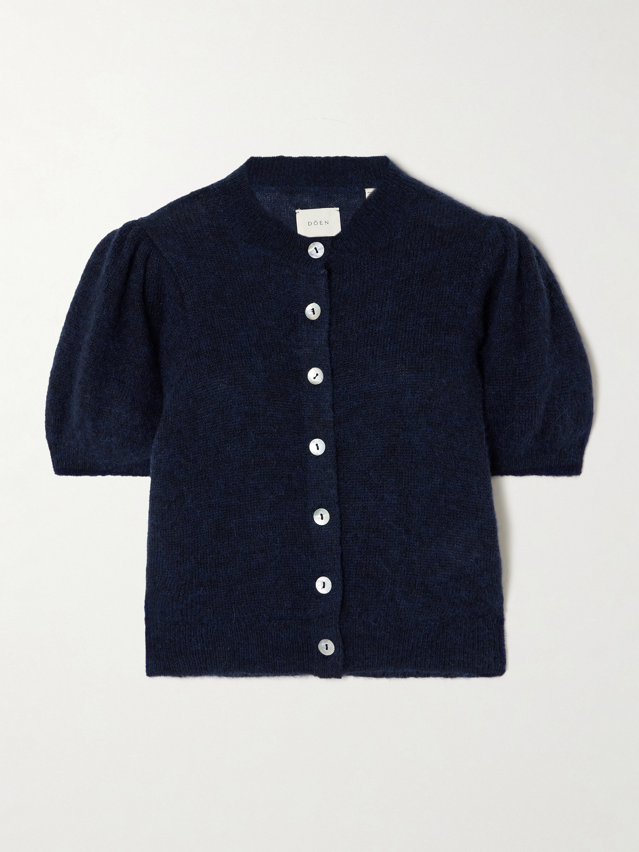 Doen Anisa Alpaca-blend Cardigan In Blue