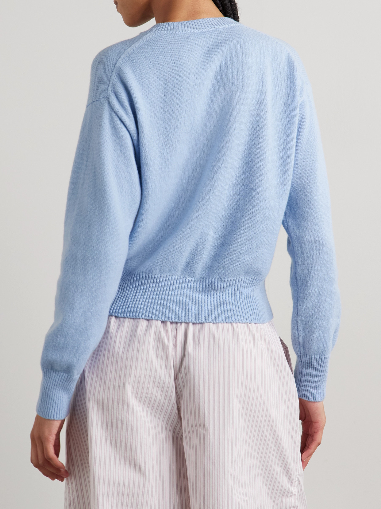 Shop And-daughter Ada Wool Cardigan In Blue