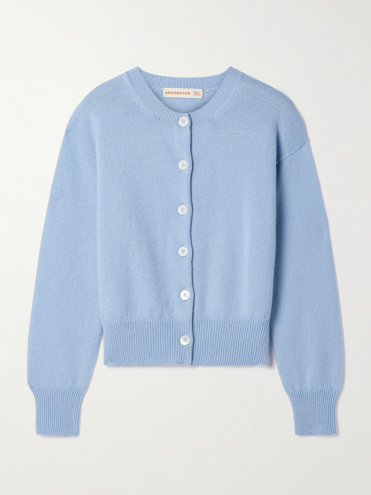 &Daughter - Ada Wool Cardigan - Light blue