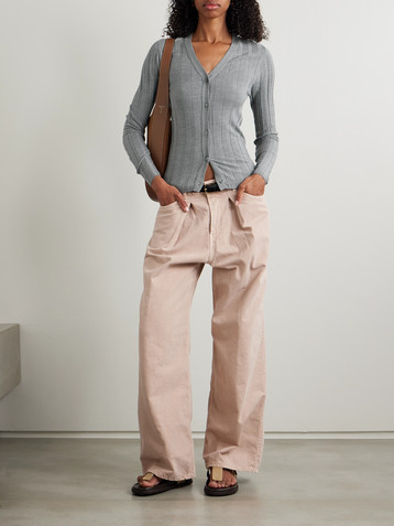 &DAUGHTER Ribbed wool cardigan