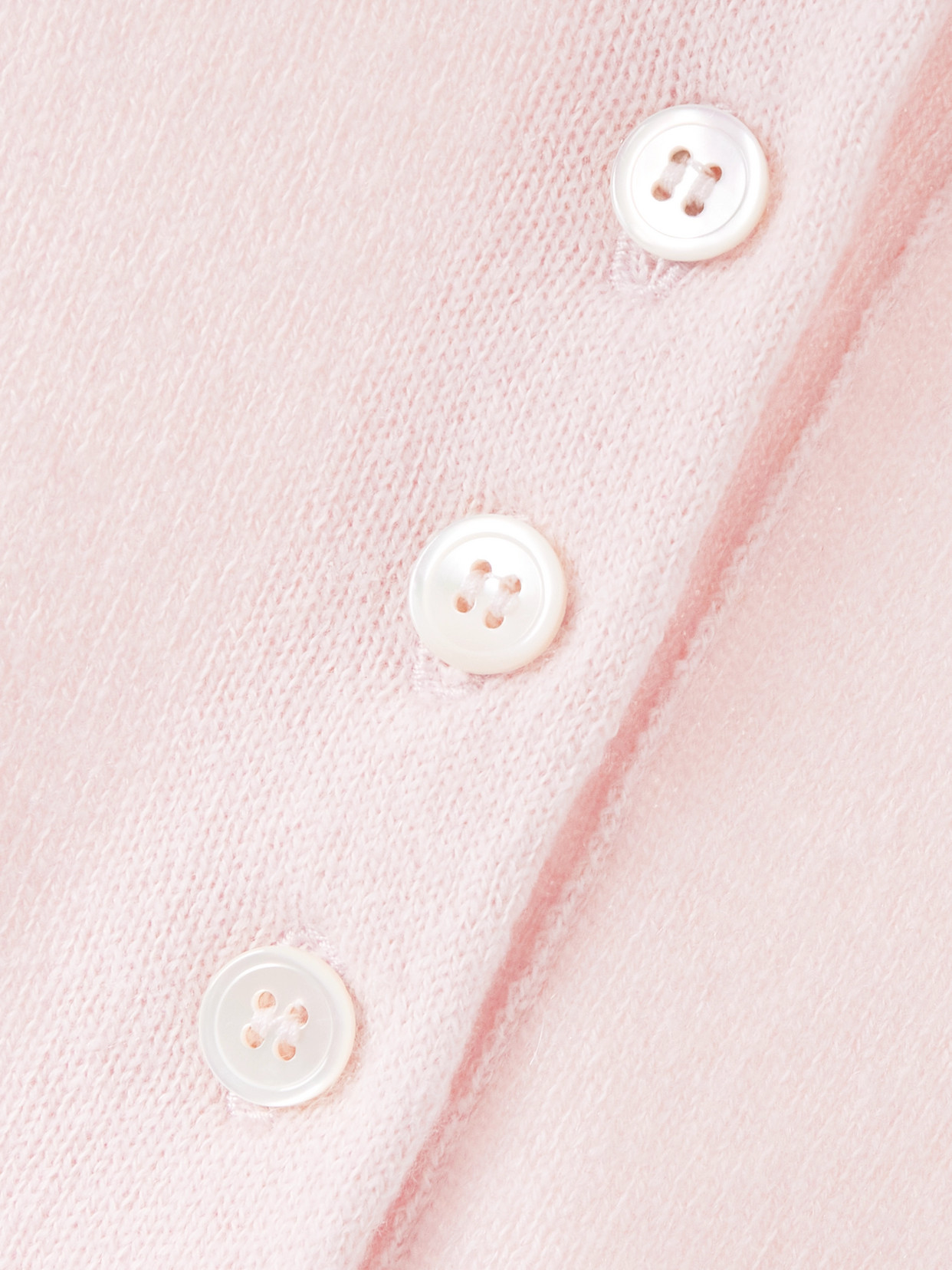 And-daughter Aoife Cashmere And Cotton-blend Polo Sweater In Pink