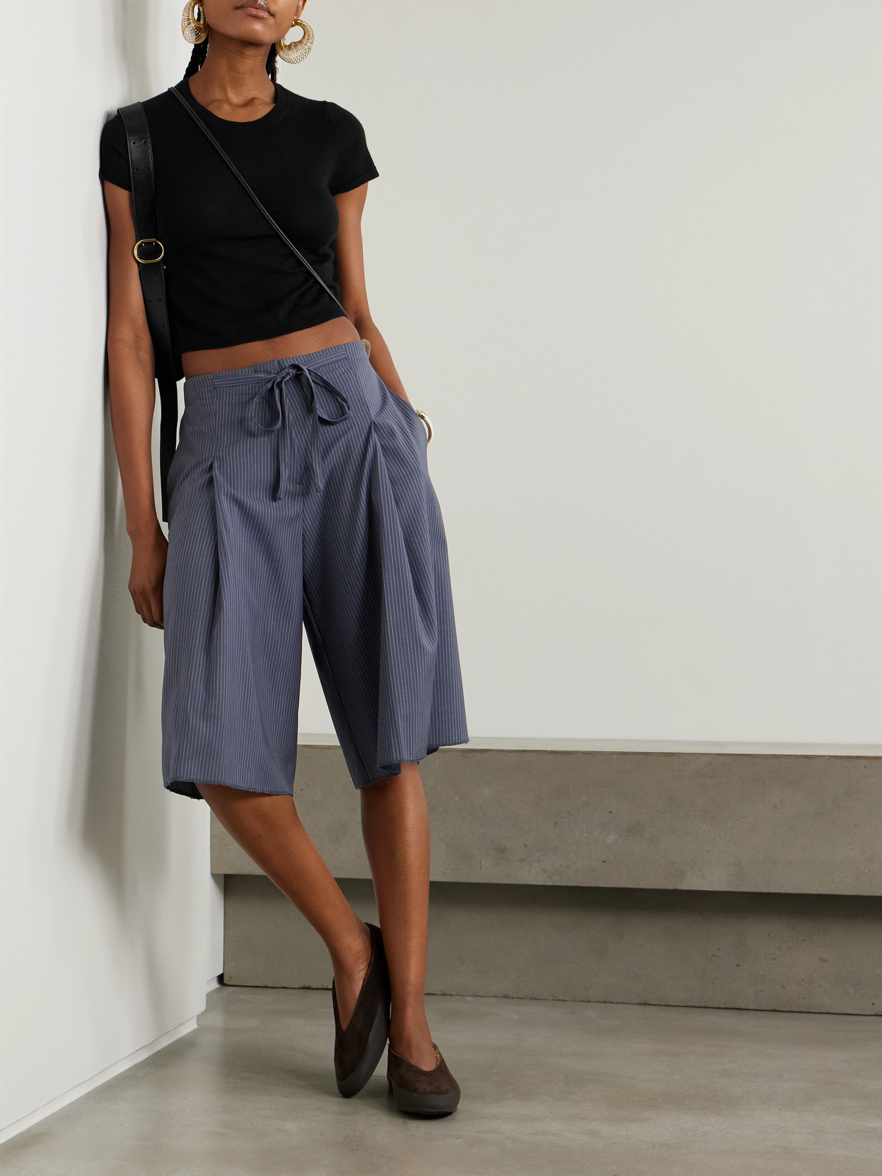 Éterne - Van Cropped Cashmere T-Shirt