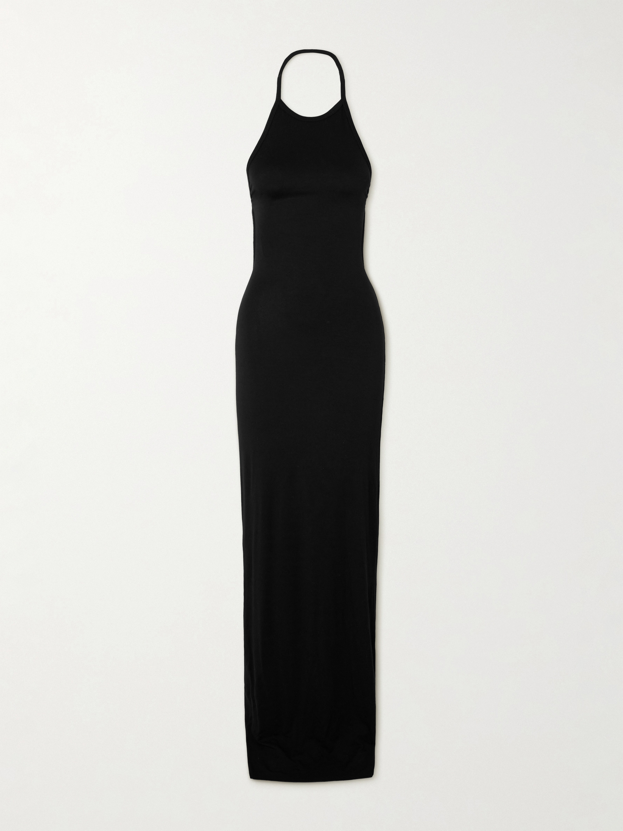ÉTERNE Vivian stretch-modal jersey halterneck maxi dress thumbnail