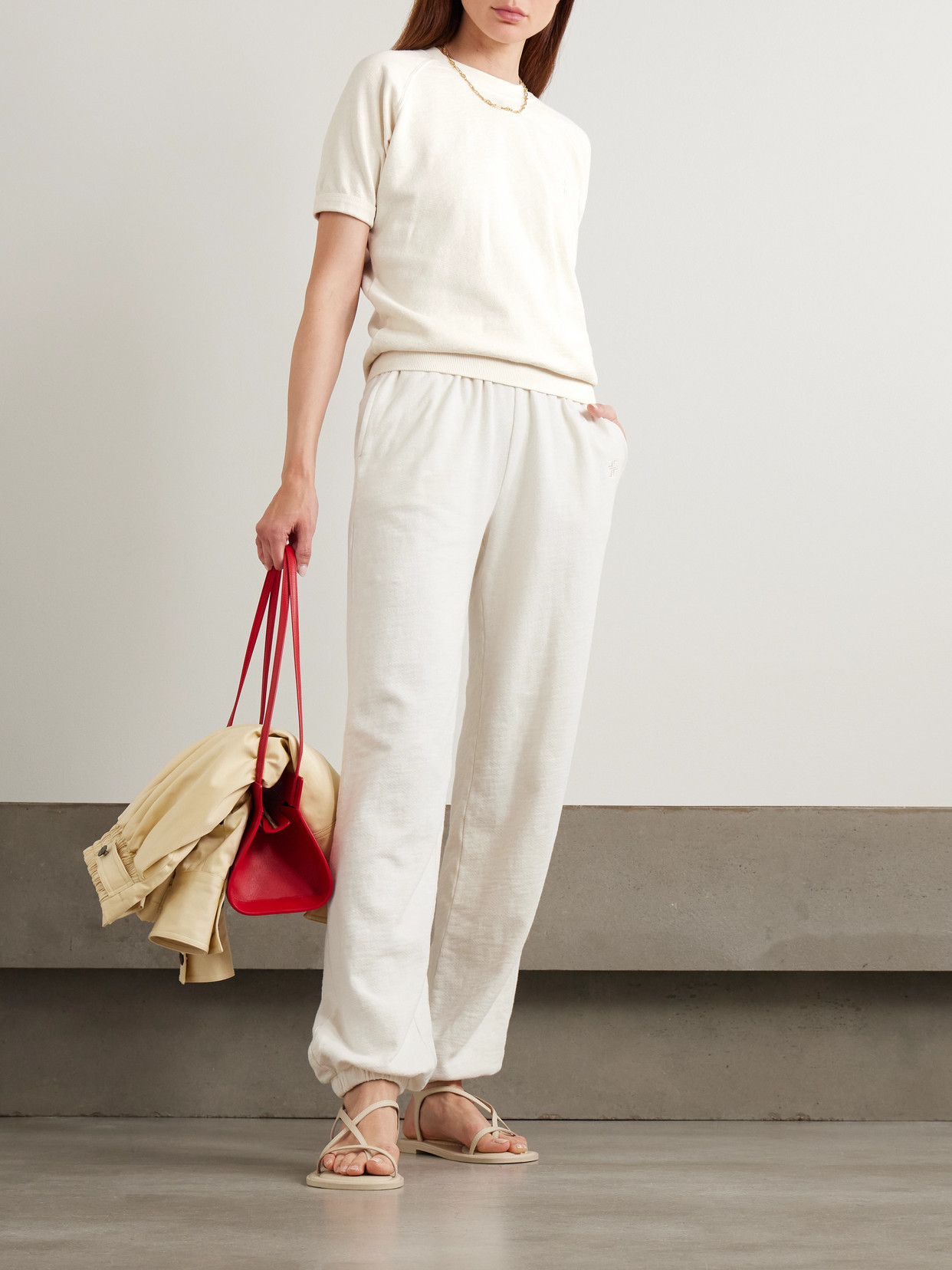 Éterne Sonny Embroidered Cotton-jersey Sweatshirt