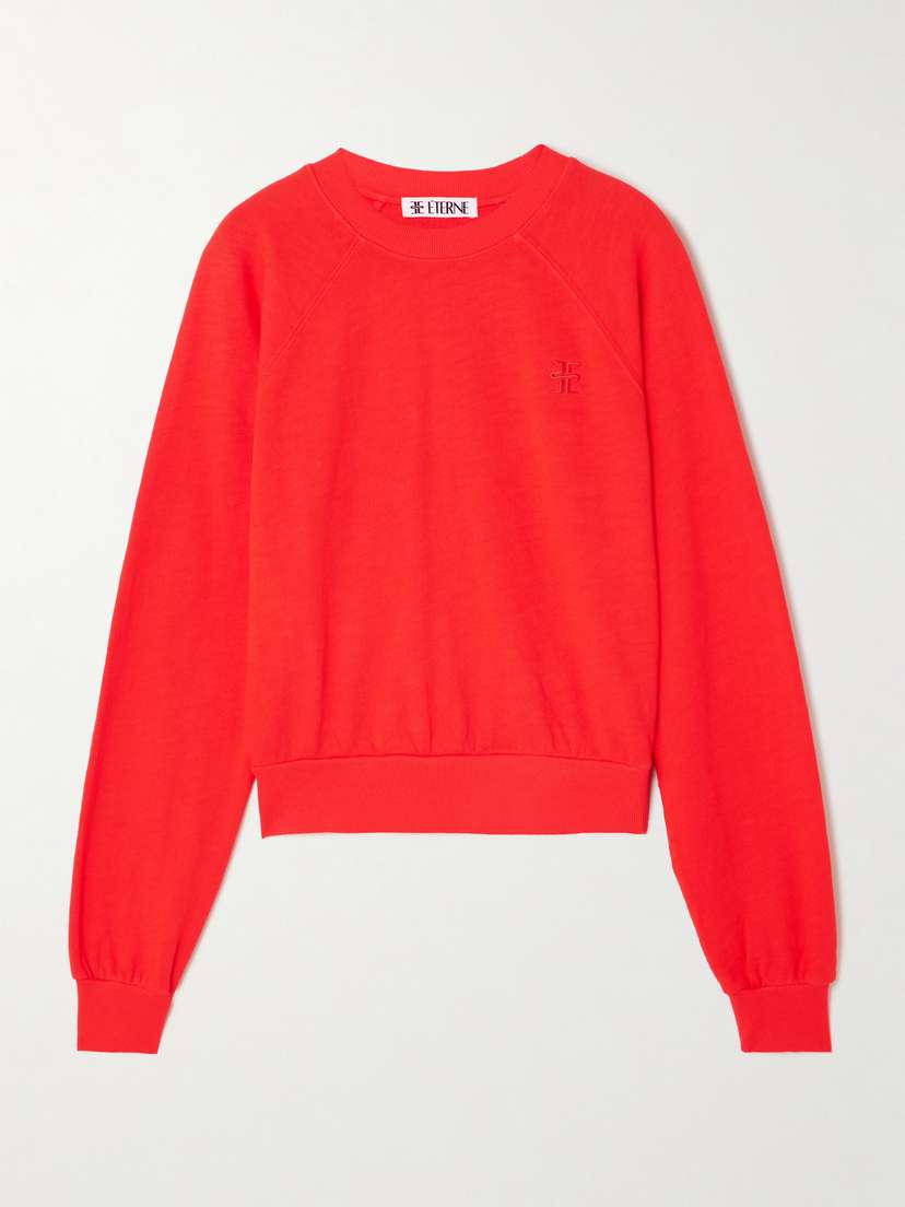 ÉTERNE Sonny Cotton-jersey Sweatshirt