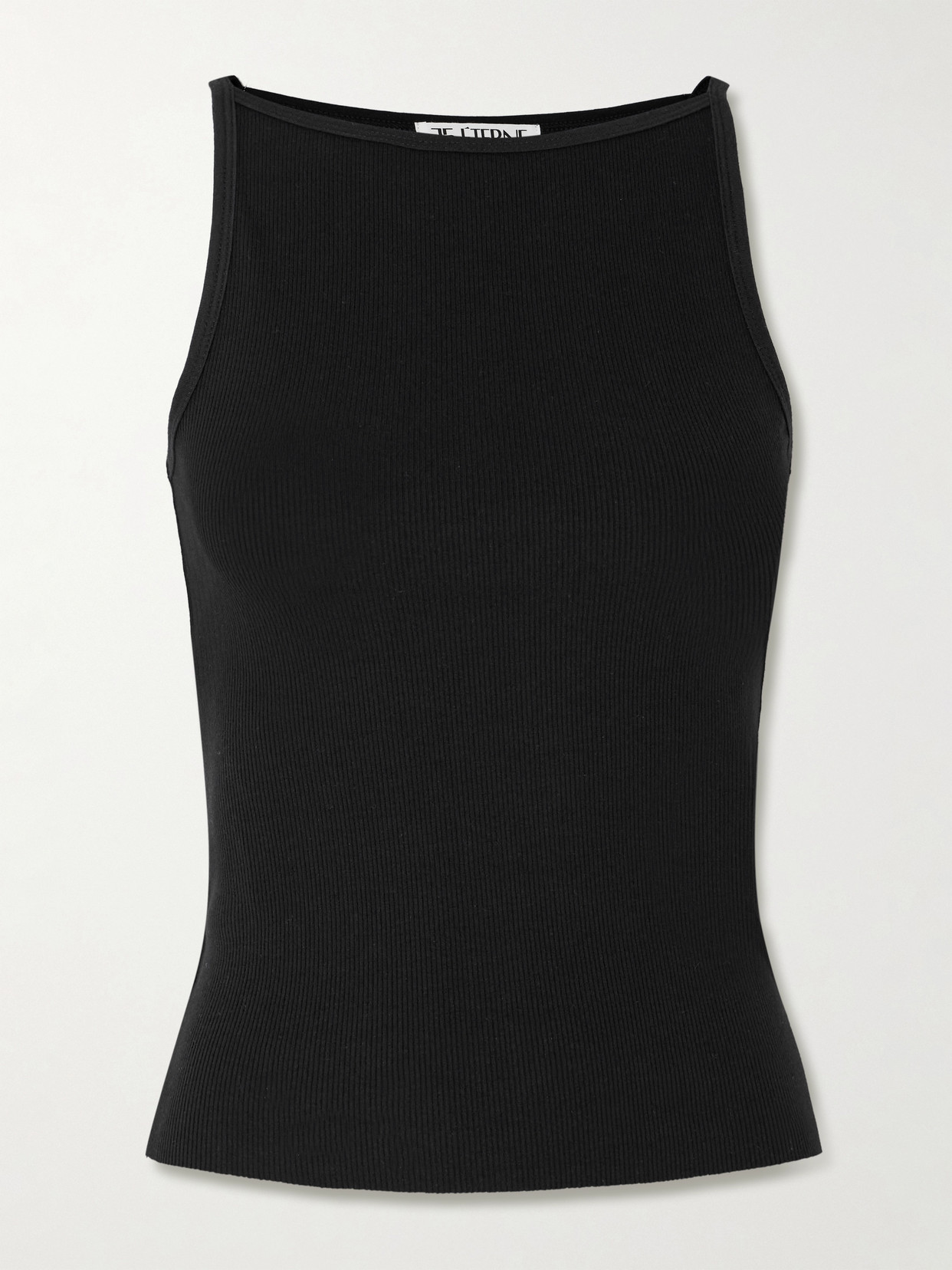 Éterne Rib Tank Top In Black