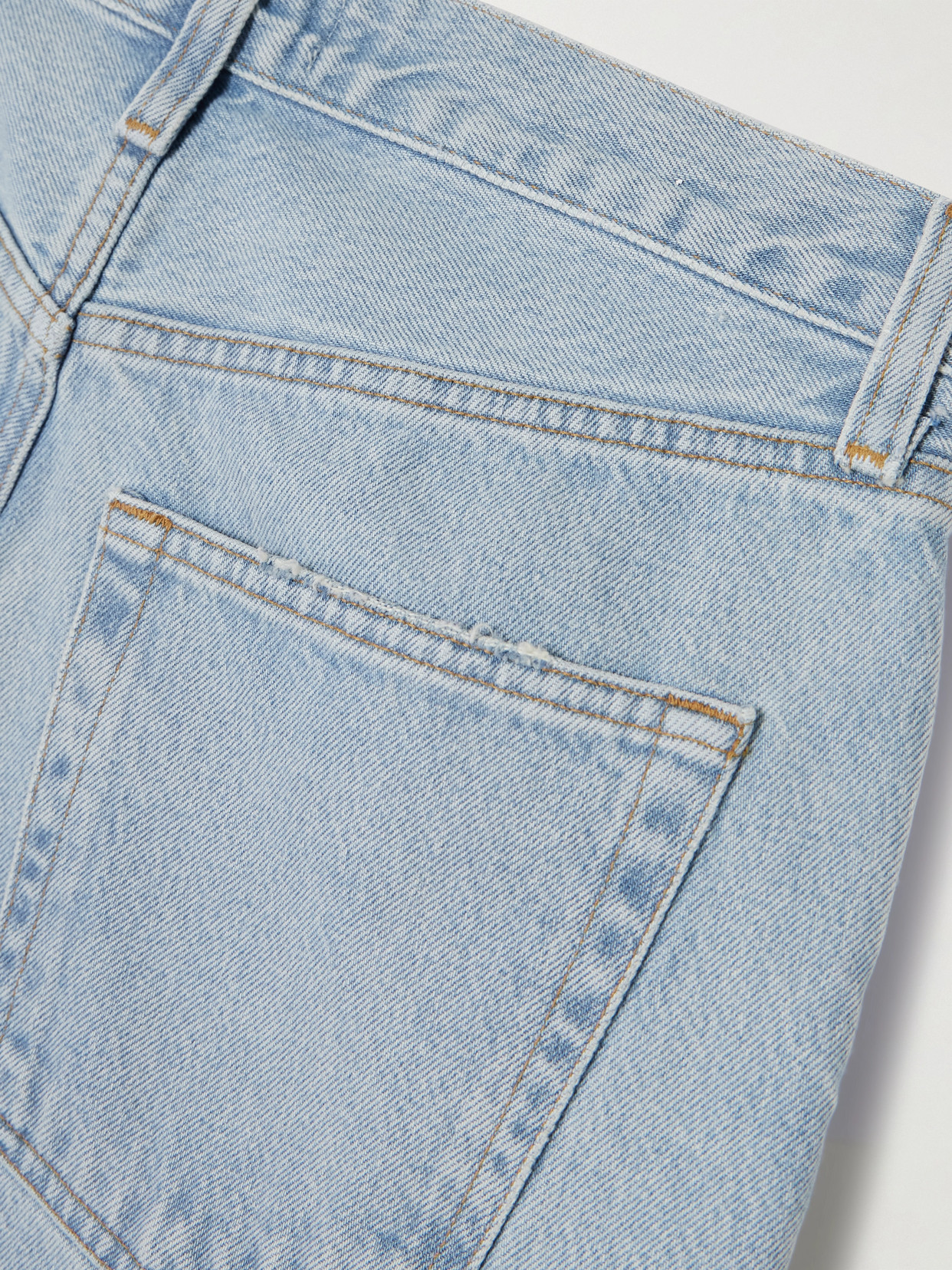 Agolde Kelly Rigid High-rise Straight-leg Jeans In Light Wash