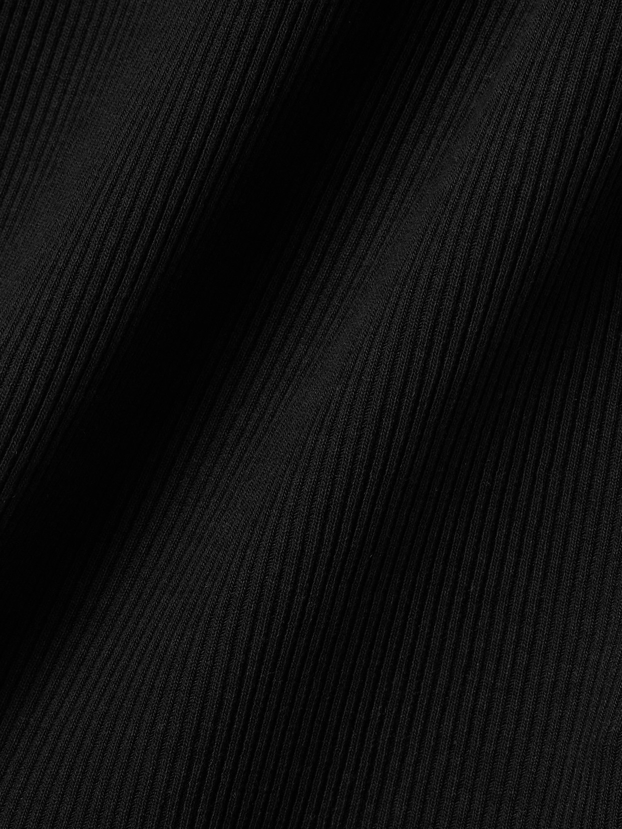 Shop Agolde Rayne Ribbed Stretch Organic Cotton And Lyocell-blend Jersey Tank In Black